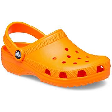 Crocs Classic Girls' Clogs Orange | Australia 1558BEXC